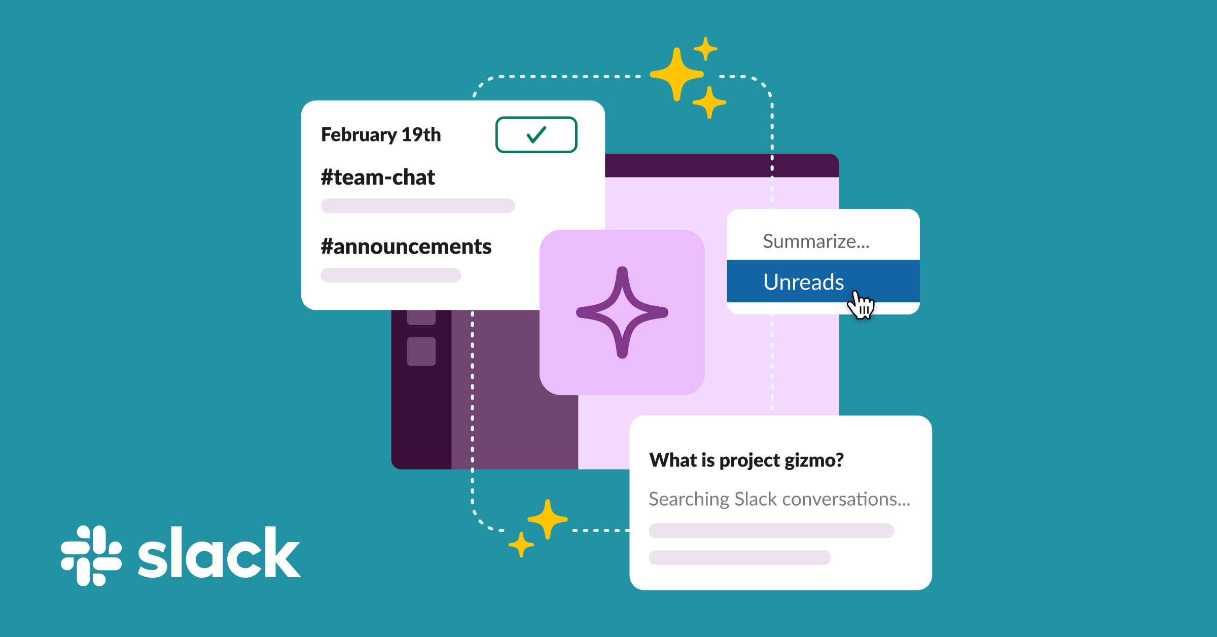 Slack AI機能の概要画面