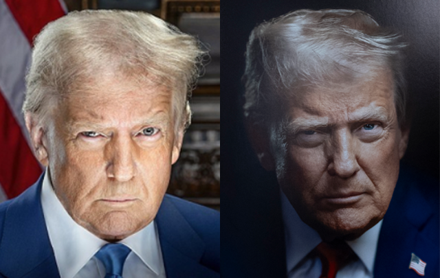 トランプ大統領の公式写真