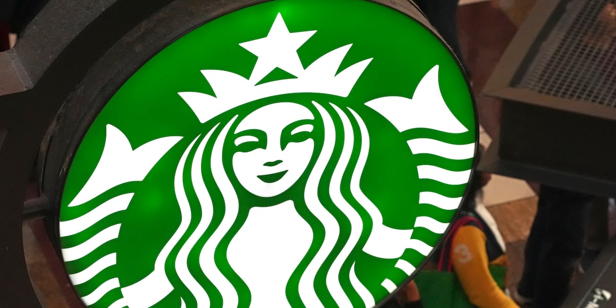 スターバックスロゴと経済ニュース