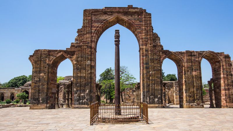New Delhi's Iron Pillar has been exposed to the elements for ...