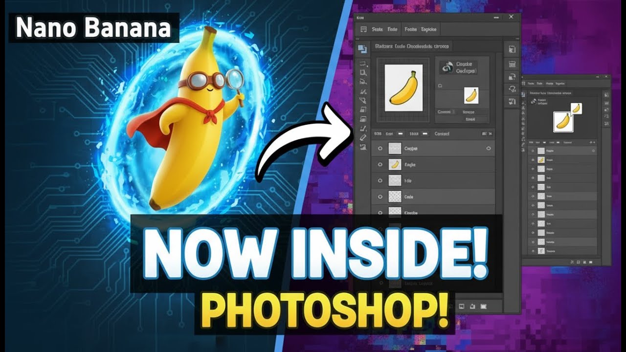 Nano Banana is NOW INSIDE Photoshop Beta!
