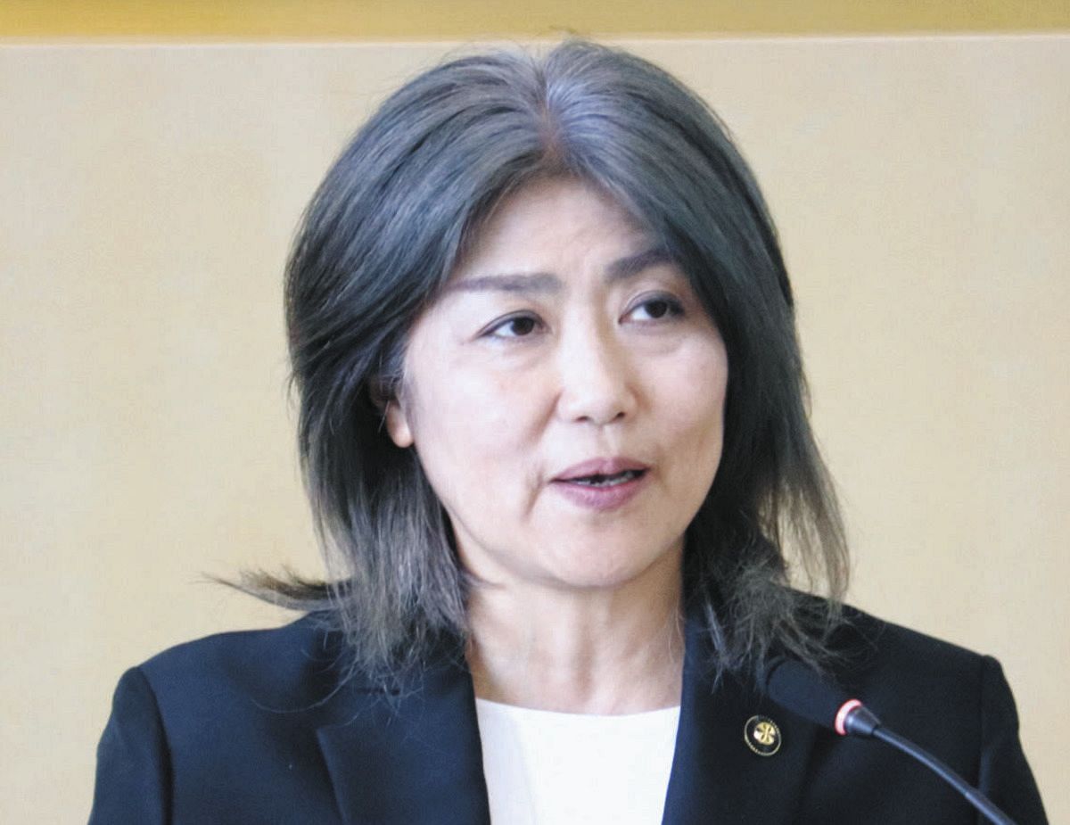 田久保真紀氏（2025年7月、学歴問題会見時）