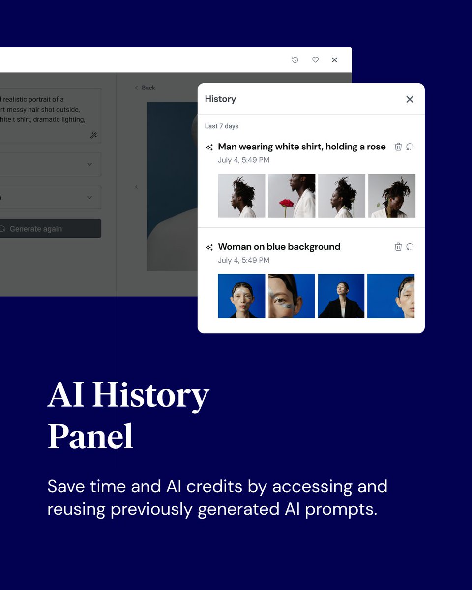 2023年のElementor AI更新を表すプロンプト再利用機能のデモ画像：AI生成のレイアウト例