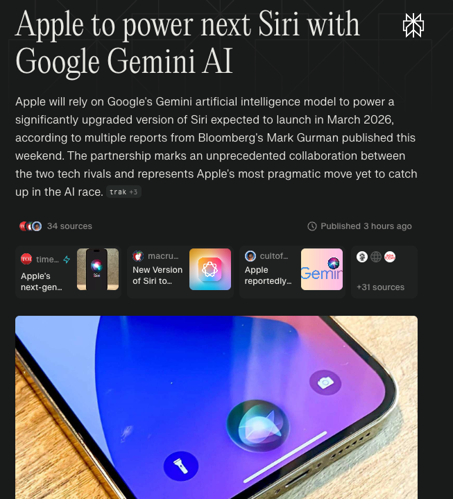 SiriとGeminiの性能比較チャート