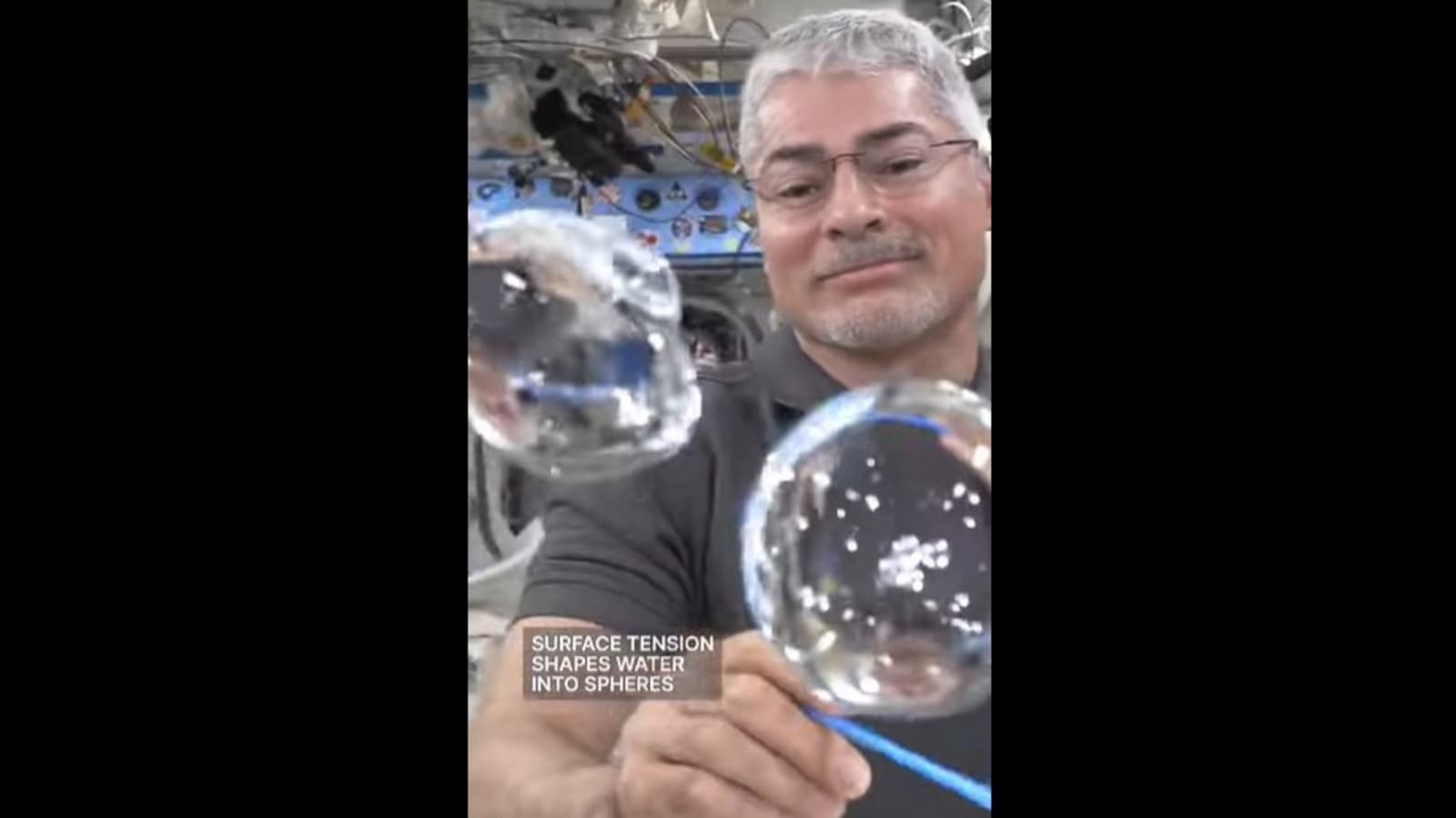 水の球状デモンストレーション