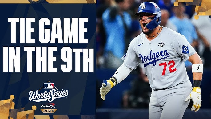 MIGUEL ROJAS HITS A GAME-TYING HOME RUN IN THE 9TH INNING OF WORLD SERIES  GAME 7!