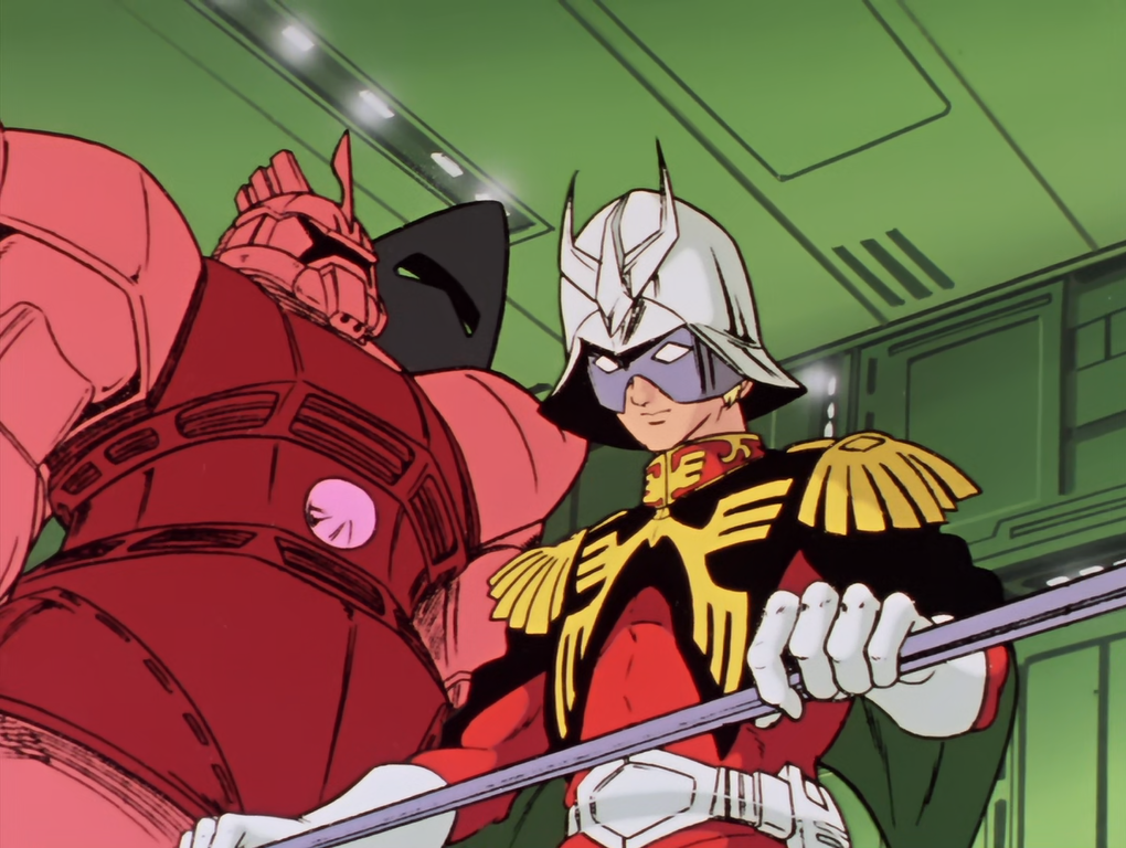 出典: Gundam News, Public Domain シャア・アズナブルとザク