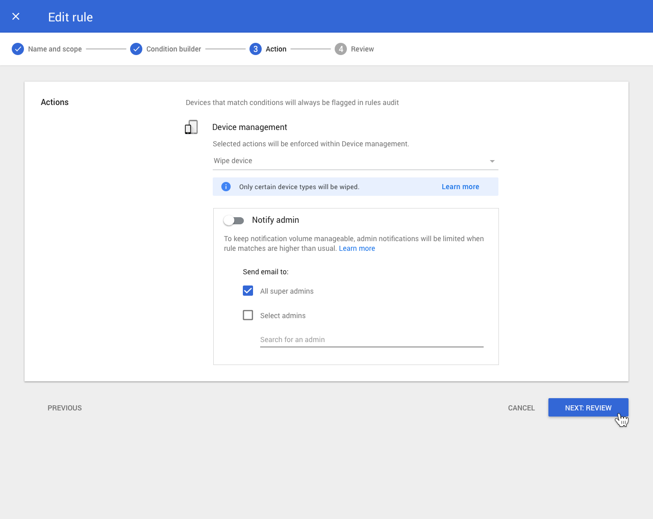 Google Workspace Updates: Improved mobile device management rules ...